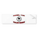 Camel Toe WildLife Preserve bumper stickers