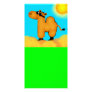 Camel with Shades Designed Book Mark Customized Photo Card