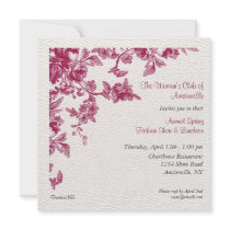 Camelias Spring Luncheon Invitation