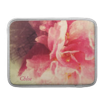 camellia flower with music MacBook Air sleeve