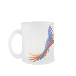 Camelot Hybrid Macaw Frosted Glass Mug