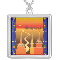 Camels beyond the city