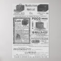 Camera ads posters