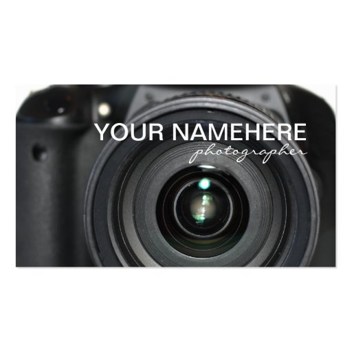 Camera Business Cards