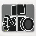 Camera. Mousepad