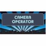 Camera Operator Marquee photo sculptures