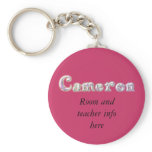 Cameron Girl Name Tag Key  Chain Keychains