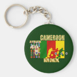 Cameroon 32 qualifying country flags football gift keychains