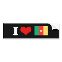 Cameroon Flag Bumper Stickers