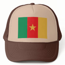 Cameroon Flag Mesh Hat