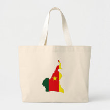 Cameroon Flag Map full size Bag