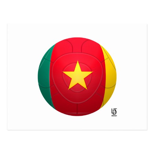 Cameroon - Les Lions Indomables Football Post Card
