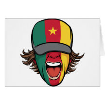 Cameroon Sports Fan Greeting Cards