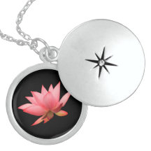 Camille Lotus Sutra Sterling Silver Locket