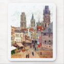 Camille Pissarro - 1898 Grocery Rue Rouen Oil mousepads