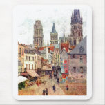 Camille Pissarro - 1898 Grocery Rue Rouen Oil mousepads