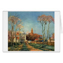 Camille Pissarro  Entrance to Voisins Village 1872 cards