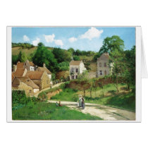 Camille Pissarro - Hermitage Pontoise 1867 Oil