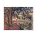 Camille Pissarro - Towpath Tow Path 1902 Tree Lake postcards