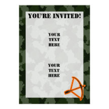 Camo Archery Cards
