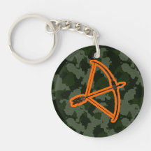 Camo Archery Keychain