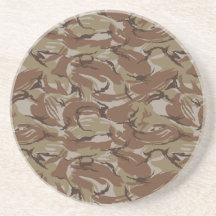Camo army drink coasters