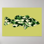 CAMO BASS POSTER