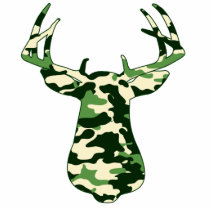 CAMO BUCK SILLOUETTE - PHOTO SCULPTURE