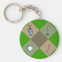 camo-golf days key chain