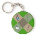 camo-golf days keychains