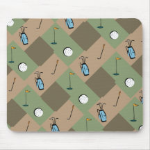camo-golf days mouse mat