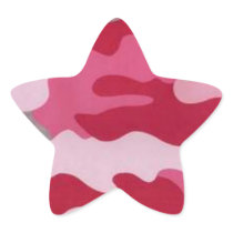 camo in pink Sticker