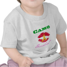 Camo Kisses A Sisterhood Kid Shirt