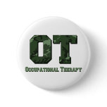 camo letters dark green pins