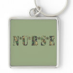 Camo Nurse Keychain