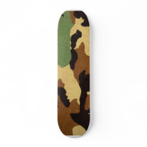 camo pattern skateboard