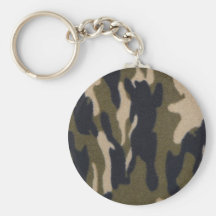 Camo Print Jungle Green/Black for Hunters Keychains