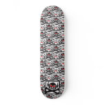 Camo Swede Deck - Black & White skateboards