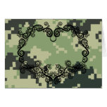 Camo Twining Heart cards