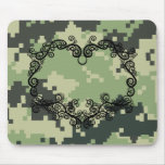 Camo Twining Heart mousepads