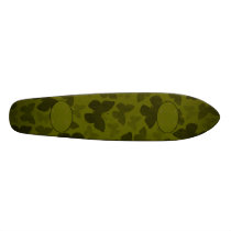 Camouflage Butterflies Custom Skate Board