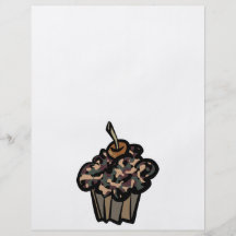 camouflage cupcake flyer