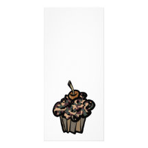 camouflage cupcake rack card template