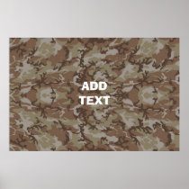 Camouflage Desert Posters