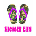 Camouflage Flip Flops t-shirts