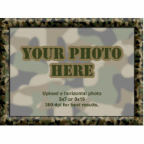 Camouflage Military Photo Frame