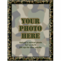 Camouflage Military Photo Frame