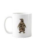 Camouflage Penguin Silhouette mugs