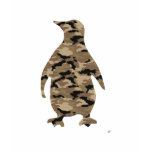 Camouflage Penguin Silhouette t-shirts
