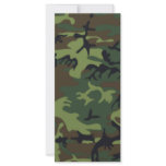 Camouflage rack cards